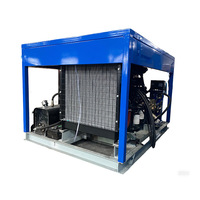 Machine de nettoyage de canalisations d'égouts diesel haute pression 50-600 mm, machine à jet d'eau haute pression