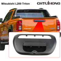 Cámara de Visión Trasera HD con Visión Nocturna e Impermeable para Mitsubishi L200 Triton 2005-2015, Incluye Manija de Puerta Trasera, 1 Año de Garantía