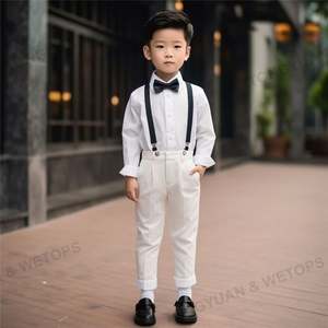 <span class=keywords><strong>Ropa</strong></span> personalizada para bebés, trajes <span class=keywords><strong>de</strong></span> boda elegantes para niños, Piano, esmoquin, uniforme escolar para niños, fiesta, 3 uds. - Product Image 3