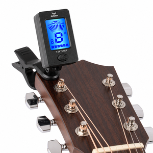 Afinador Cromático <span class=keywords><strong>de</strong></span> Clip Bullfighter con Pantalla LCD y Rotación <span class=keywords><strong>de</strong></span> 360 Grados, <span class=keywords><strong>de</strong></span> Plástico, para Guitarra, Ukelele y Mandolina - Product Image 5