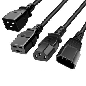 Cable de alimentación IEC <span class=keywords><strong>VED</strong></span> 3C y cable de extensión Cable de alimentación IEC C13 a C14 para computadora - Product Image 2
