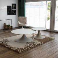 Vente chaude Table Basse En Verre Trempé 6 + 6MM Dessus De Table Moins Cher Moderne Meubles De Salon Décoratif Table À Manger Ensembles