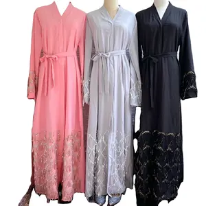 Robe de prière musulmane pour femmes, Abaya, cardigan pour femmes, à la mode, arabes, moyen-orient