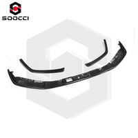 Lèvre de séparateur avant de voiture en fibre de carbone sèche style 3D pour BMW M2 G87 Coupé, diffuseur, becquet avant, spoiler de pare-chocs, kits de carrosserie