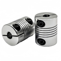 Accouplement à mâchoires à double diaphragme personnalisable OEM, nouvelle conception, en acier, avec disque en aluminium rigide, 100 Nm, 10 mm – Vente chaude