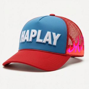 Casquette Trucker Unisexe en Daim Personnalisable avec Logo Brodé 3D et Patch Brodé en Maille – Style Hip-Hop Décontracté et Ajustable pour l'Extérieur - Product Image 1