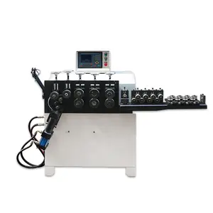 La máquina automática de soldadura a tope de fabricación de juntas tóricas CNC es adecuada para hacer anillos TMT y resortes de flexión de tubos de cobre