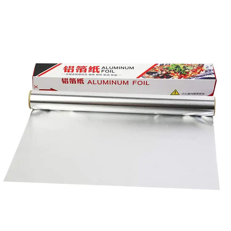 Customized Food Flexible Metal Packaging Household Aluminium Foil Roll For Kitchen Use