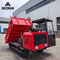 OKEMAN – Nouveau camion benne à chenilles en caoutchouc diesel Euro 5, 5 tonnes, conduite à gauche, 57 CV, qualité garantie, directement de l'usine, pour usage agricole