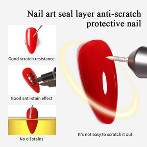 Fournisseur OEM/ODM, marque privée, gel de finition pour ongles, vernis à ongles en résine, gel de finition sans essuyage, brillance élevée - Product Image 5