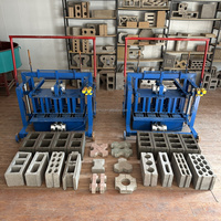 Machines à fabriquer des briques mobiles élargies exportées à l'étranger, moulage rapide, machine à fabriquer des blocs de ciment non cuits