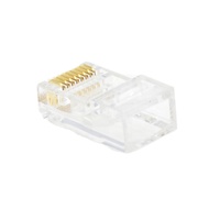 Connecteur RJ45 Cat 6a étanche, plaqué or, épaisseur 3u, Cat 6 8P8C, Cat5e, pour Ethernet industriel