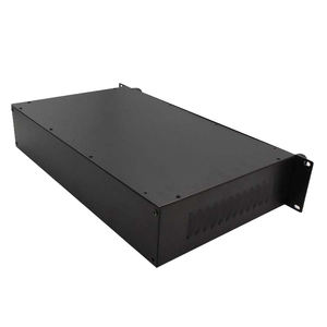 Kasten voor desktop audioversterkers, op maat gemaakt, 19 inch, 1U, <span class=keywords><strong>2U</strong></span>, 3U, 4U, plaatwerk, rackmontage, serverkast, behuizing, IP54 - Product Image 1