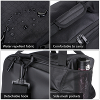 Grote Capaciteit Waterdichte Reistas Voor Heren Modieuze Sportgymcase Met Rits Crossbody Schoudertas Bagageverpakking