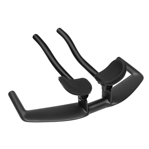 Guidon TOSEEK <span class=keywords><strong>TT</strong></span> 31,8 mm aérodynamique, optimisé pour la réduction du vent, antidérapant, sécurité pour la course sur route, contre-la-montre, triathlon, BMX, en carbone, Aerobar - Product Image 1