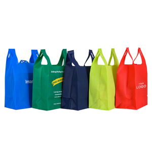 Bolsas Ecológicas de Tela No Tejida, Bolsas de Compras Reutilizables, Bolsas de Supermercado, Bolsas para Exhibición, Color y Logotipo Personalizados, Materiales Reciclados - Product Image 6