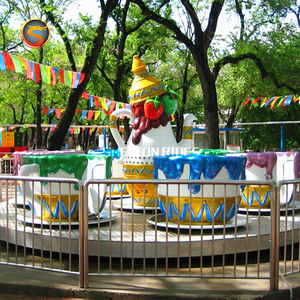 Manèges de parc d'attractions intérieur, <span class=keywords><strong>Tagada</strong></span> pour enfants, tasse à café, carrousel en fibre de verre et en acier pour aire de jeux ou centre commercial - Attraction à vendre - Product Image 5