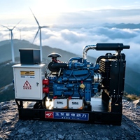 Groupe électrogène diesel de type ouvert Yuchai 24kW-200kW, générateur d'énergie industriel pour la construction