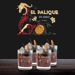 Fabriqué en Espagne EL PALIQUE DE JEREZ Vermouth 750ml Vin apéritif mi-sucré à servir avec une petite tranche de pomme - Product Image 5