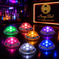 Longstargift – Lumière LED pour bouteille en ABS, design personnalisé, clignotante, pour activation de marque de spiritueux et présentation haut de gamme en bar