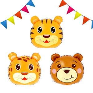 Ballon en aluminium de 18 pouces en forme de tête d'animal de dessin <span class=keywords><strong>animé</strong></span> mignon, jouet pour enfants, décoration de fête - Product Image 5