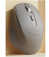 Mouse Ergonomis 6D Logo Kustom untuk PC Laptop, Mouse Kantor Tri-Mode Laris Manis, Mouse Ergonomis