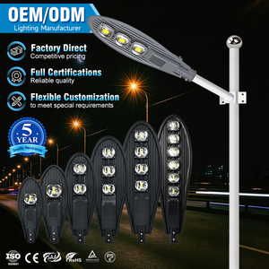 Lámpara de Calle LED para Exteriores, Resistente al Agua, con Sensor, de Aluminio Fundido a Presión, Tipo <span class=keywords><strong>Cobra</strong></span>, 50w 100w 150w 200w 250w, <span class=keywords><strong>en</strong></span> Oferta - Product Image 1