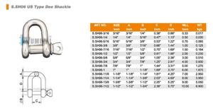 D-hình dạng không gỉ xiềng xích cho cắm trại ngoài trời Survival nâng Marine phần cứng với wirerope cho cuộc phiêu lưu ngoài trời - Product Image 3