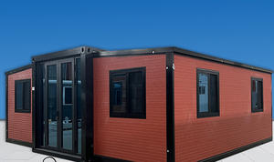 Casa Contenedor Plegable de 20 pies con Paneles Sándwich Transpirables, Expandible, Modular, Moderna, con Dormitorio, Entrada, Sala de Estar y Área Exterior - Product Image 5