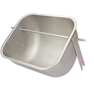 Pig Farming Equipment Sow Stainless Steel Feed <strong>Trough</strong> for for Farrowing Crates, Gestation Stall - Product Image 3