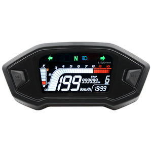 Accessoires de modification pour moto tout-terrain : Tachymètre LCD avec compteur de vitesse numérique et odomètre - Product Image 4
