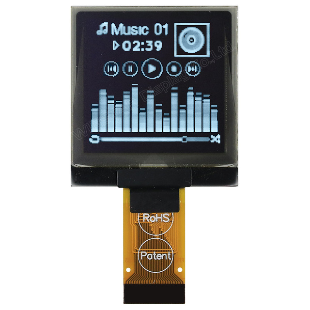 OLED Display 128x128, 128x128 pixel OLED Module Display 1.5" WEO128128A Operating Temperature -40°C+80°C Industrial Instrument