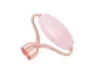Électrique Vibrant Rouleau de Jade Masseur Facial De Quartz Rose Naturel De Levage De Visage Massage Rouleau de Jade