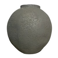 Pot de bougie rétro, vases en argile fibre blanche pour fleurs, pot de fleur décoratif pour hôtel, décor de vases