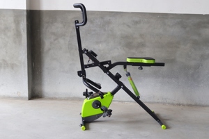 Vélo d'exercice commercial pliable pour usage domestique, fitness abdominal, entraînement complet du corps, type <span class=keywords><strong>Horse</strong></span> Riding, capacité 120 kg - Product Image 3