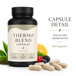 Capsules brûle-graisses pour adultes, véganes, sans gluten, formule premium, soutien immunitaire, gestion du poids, biologiques, 60 capsules - Product Image 2