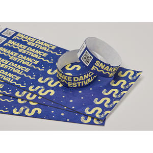 [AnyWristband] Pulseras ecológicas para admisión, pulseras TYVEK a todo color, tipo conectado de 19 mm (3/4 pulgadas) - Product Image 6