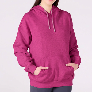 Sweat-shirt à capuche oversize pour femme, pull en molleton décontracté à coupe ample avec cordon de serrage et poche kangourou, style streetwear - Product Image 6