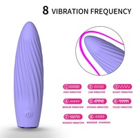 YIJI Mark Mini Vibromasseur Bullet à filetage pour femme, rechargeable par USB