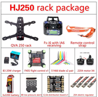 (bsc) Fpv Traverser Kit Qav250 Rangka Serat Karbon Motor 2204 Kontrol Penerbangan F4 Set Terbang Manual Dalam Ruangan