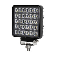 4 Inch 30W 2700LM 6000K LED Flood Work Light 12V/24V Durable Polycarbonate Lens Square Led Trailer Lights for Truck Trailer
