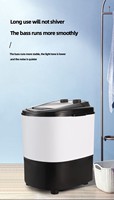 Mini-lave-linge domestique 4,5 kg semi-automatique pour laver les sous-vêtements et les chaussettes