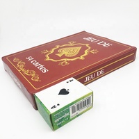 Cartes de jeu de poker personnalisées de haute qualité, grand format, impression publicitaire, écologiques, durables, papier lisse