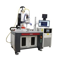 Nueva máquina de soldadura láser de fibra automática de fácil operación y programación para soldadura de brida de tubería de metal