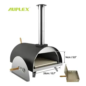 AUPLEX Pellet de acero inoxidable Ardore Outdoor Smorke BBQ Commercial Grills Horno de pizza de leña en Dubai