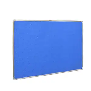 Aangepaste School Thuis Vilt Bericht Pin Board Muur Aluminium Frame Stof Prikbord