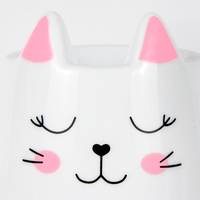 Lampe chauffe-cire électrique en céramique mignonne en forme d'animal pour chambre d'enfant, diffuseur d'huiles essentielles à intensité variable, lampe chauffe-cire de chevet en céramique