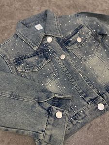 Conjuntos de Ropa de Lujo para Adolescentes, Ropa Exterior Infantil, Abrigo y Falda, Conjuntos de 2 Piezas, Chaqueta Vaquera + Faldas para Niñas - Product Image 4