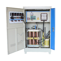 Usine utilisant un régulateur de tension/stabilisateur/AVR automatique industriel SBW-150KVA triphasé de super grande puissance