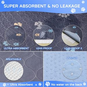 Tapete de Entrenamiento para Cachorros 100% Impermeable y Reutilizable, Lavable, para Perros - Product Image 3